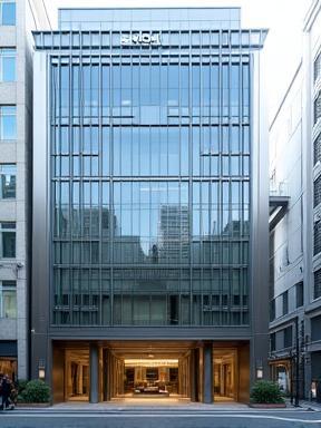 東京丸の内のビル正面外観
